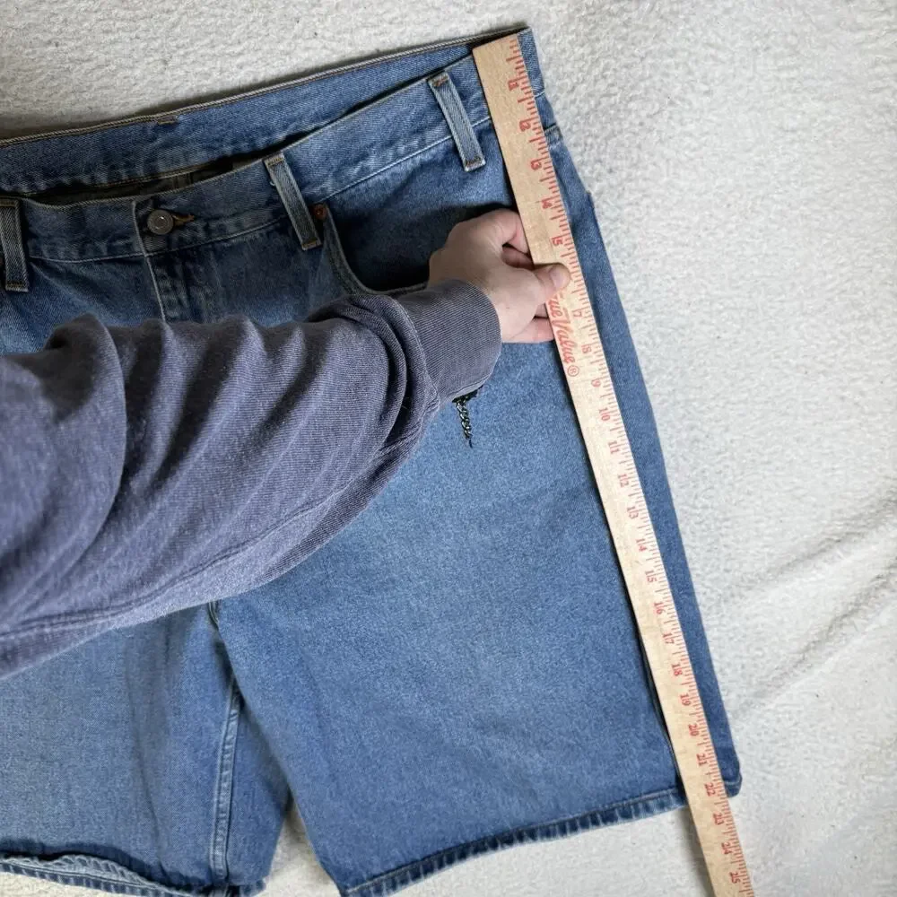 Vintage 550 Denim Jorts Levis Shorts Mens 42 Relaxed Y2k Dad Batwing Paper Tag